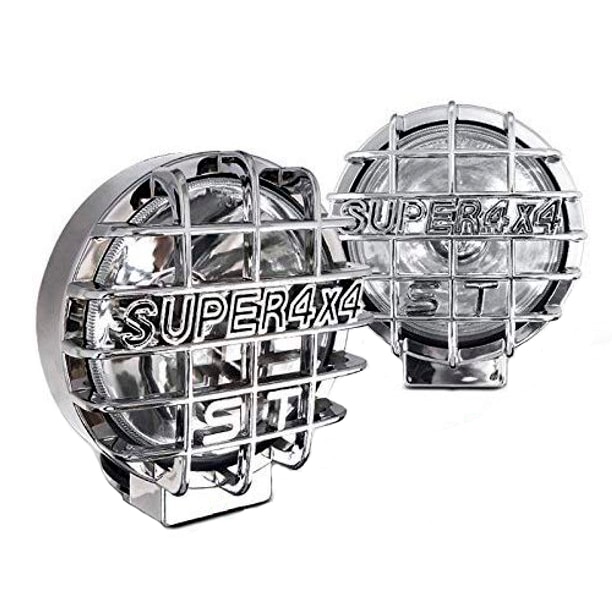 Set Faruri Proiectoare Ceata Flexzon, Metal, Cu Grilaj, Universale, H3, 12V, 55W, Diametru 16,8cm