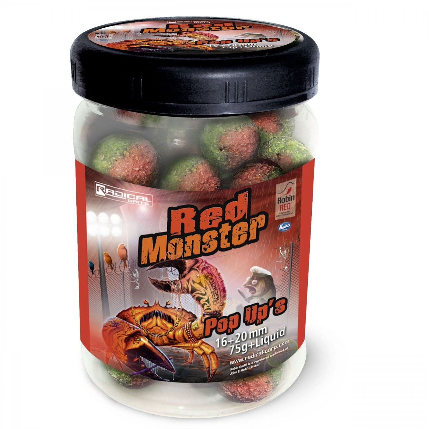 Pop up Red Monster Pop Up’s 16mm 75g