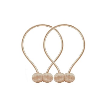 Set 2 magneti decorativi pentru draperii si perdele, ILFY, KWCT03-BE, bej Set 2 magneti decorativi pentru draperii si perdele, ILFY, KWCT03-BE, bej