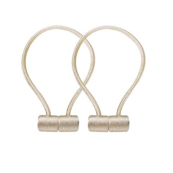 Set 2 magneti decorativi pentru draperii si perdele, ILFY, KWCT09-BE, bej Set 2 magneti decorativi pentru draperii si perdele, ILFY, KWCT09-BE, bej