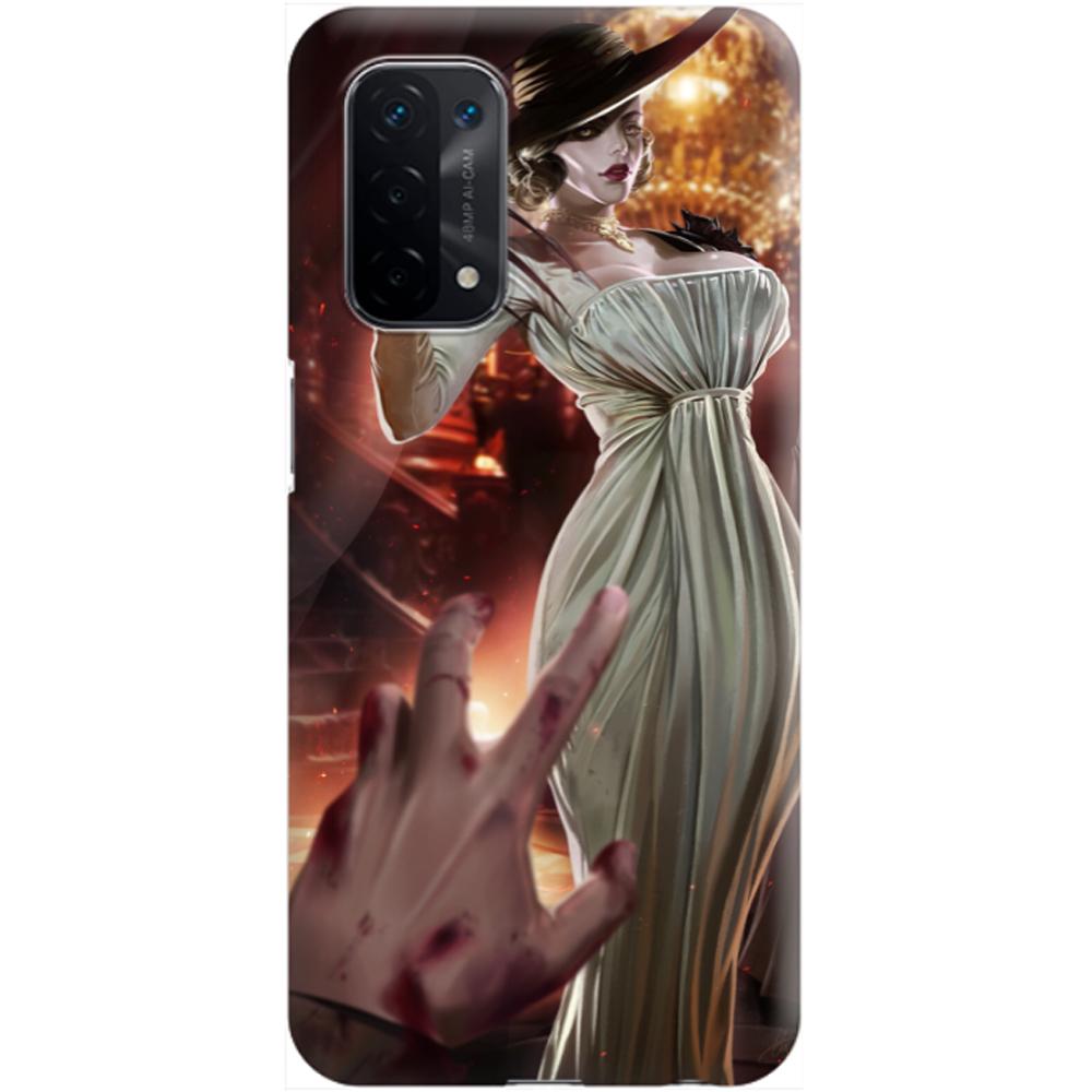 Husa silicon compatibila cu Oppo A12 model Lady Dimitrescu Resident Evil, Silicon, TPU Viceversa