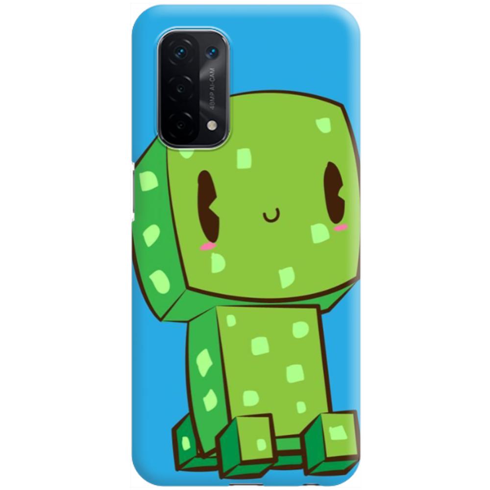 Husa silicon compatibila cu Oppo A12 model Cute Creeper Minecraft, Silicon, TPU Viceversa