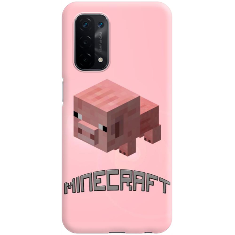 Husa silicon compatibila cu Oppo A12 model Minecraft Pig, Silicon, TPU Viceversa
