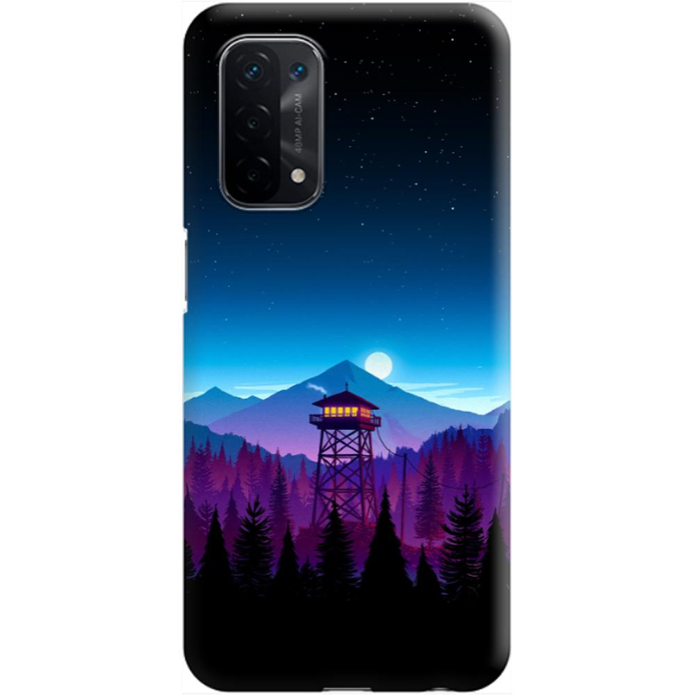 Husa silicon compatibila cu Oppo A15 model Firewatch Tower, Silicon, TPU Viceversa