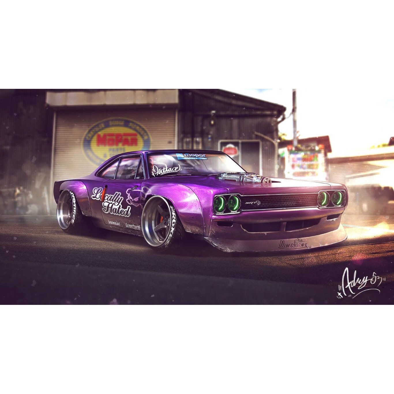 Tablou canvas 75x50 cm, Auto-Moto model 490