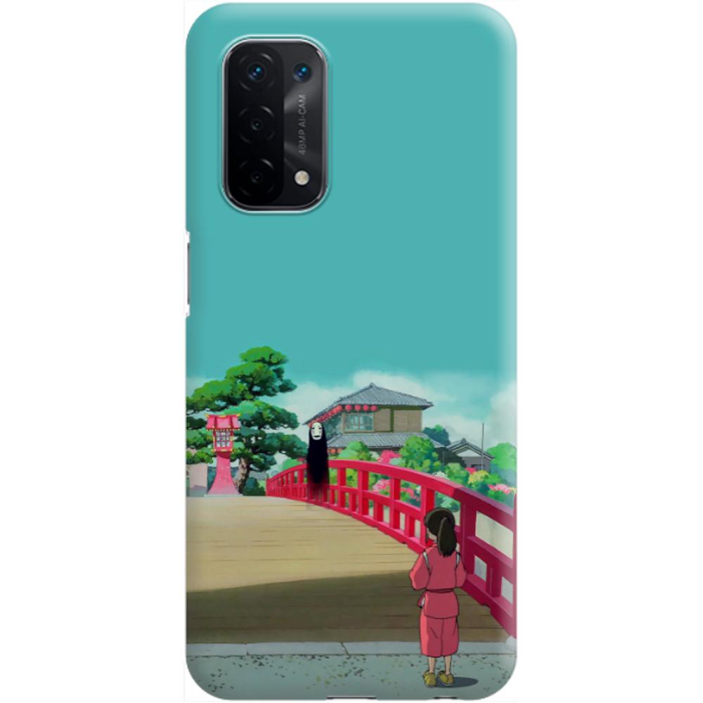 Husa silicon compatibila cu Oppo A15 model Spirited Away Bridge, Silicon, TPU Viceversa