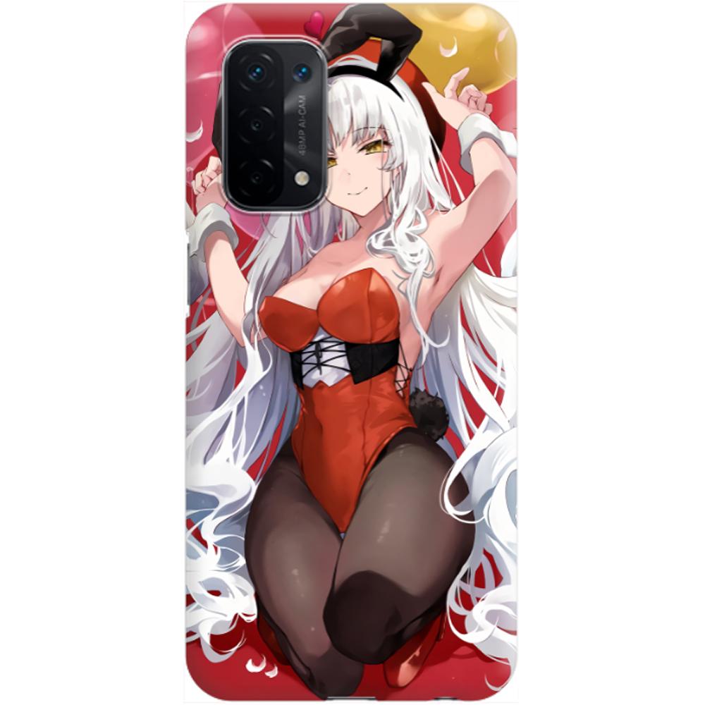 Husa silicon compatibila cu Oppo A15 model Bunny Outfit, Silicon, TPU Viceversa