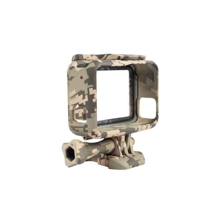 Carcasa Frame Camuflaj Compatibila GoPro Hero 9 Black