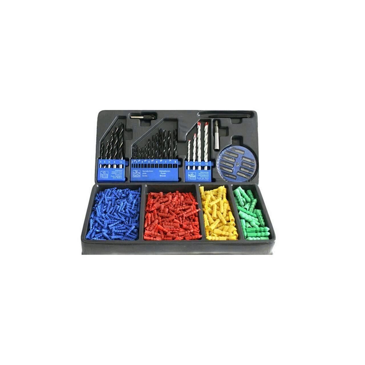 Set accesorii pentru gaurit si insurubat, Strend Pro MS036, valiza plastic, 500 piese