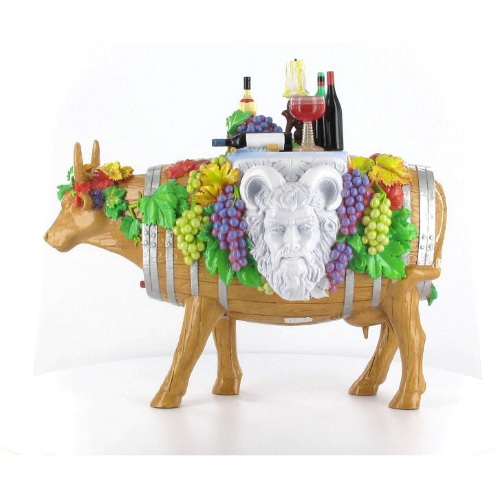 Decoratiune rasina, Vacuta In Vino Veritas.