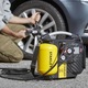 Компресор за въздух Stanley 5L, 1100 W, 1.5 к.с., 5 л капацитет на резервоара, 10 бара работно налягане, 180 л/мин въздушен поток