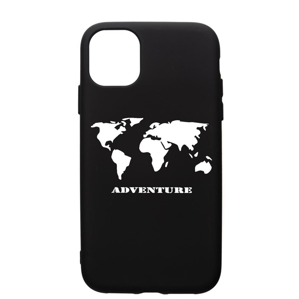 Husa Silicon Premium compatibila cu Apple iPhone 12, Adventure, cu interiorul din material textil, protectie camera, PB734