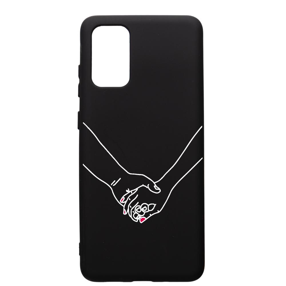 Husa Silicon Premium compatibila cu Samsung Galaxy A71, Love, cu interiorul din material textil, protectie camera, PB744