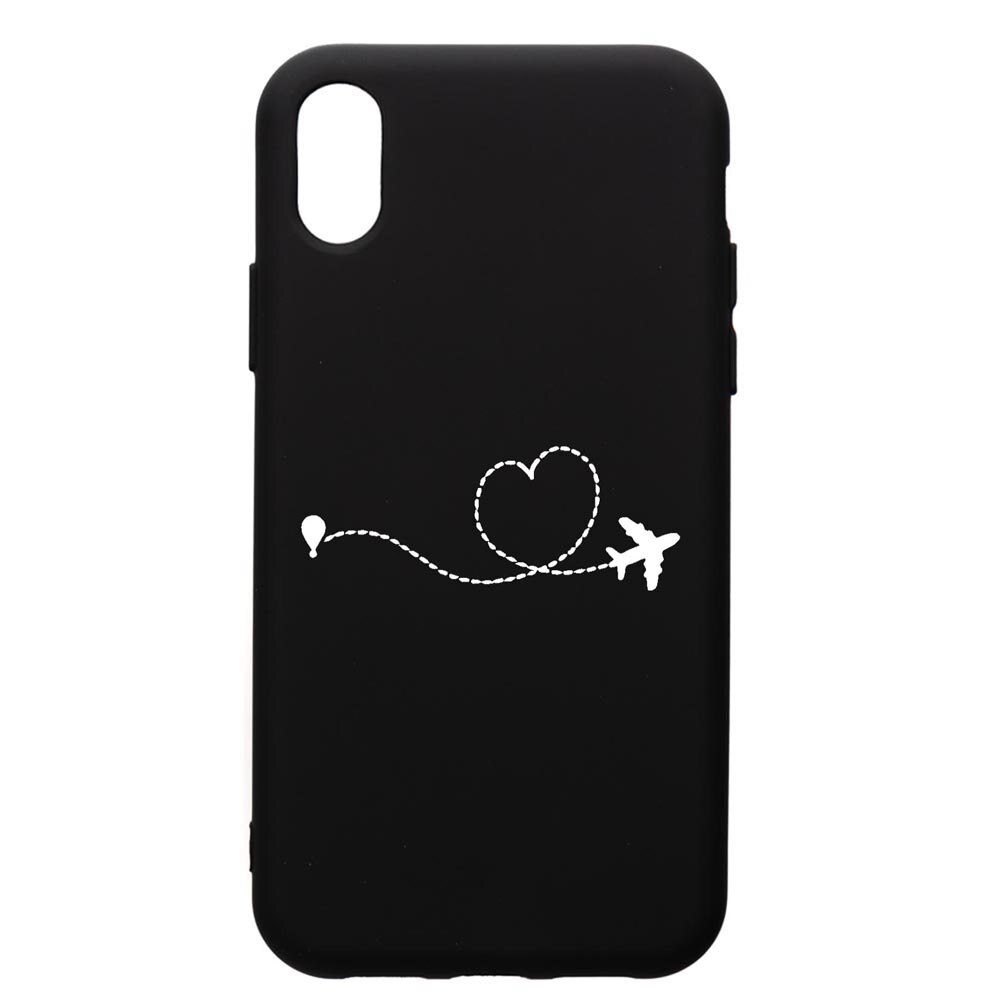 Husa Silicon Premium compatibila cu Samsung Galaxy A10, Love To Travel, cu interiorul din material textil, protectie camera, PB746