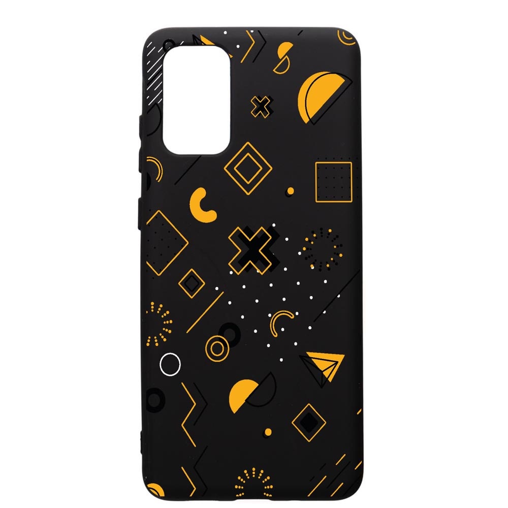Husa Silicon Premium compatibila cu Samsung Galaxy A51, Symbols, cu interiorul din material textil, protectie camera, PB763