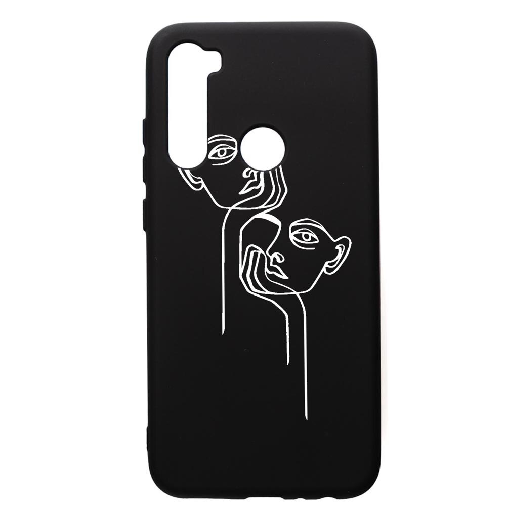 Husa Silicon Premium compatibila cu Xiaomi Redmi Note 8 Pro, Boring, cu interiorul din material textil, protectie camera, PB737