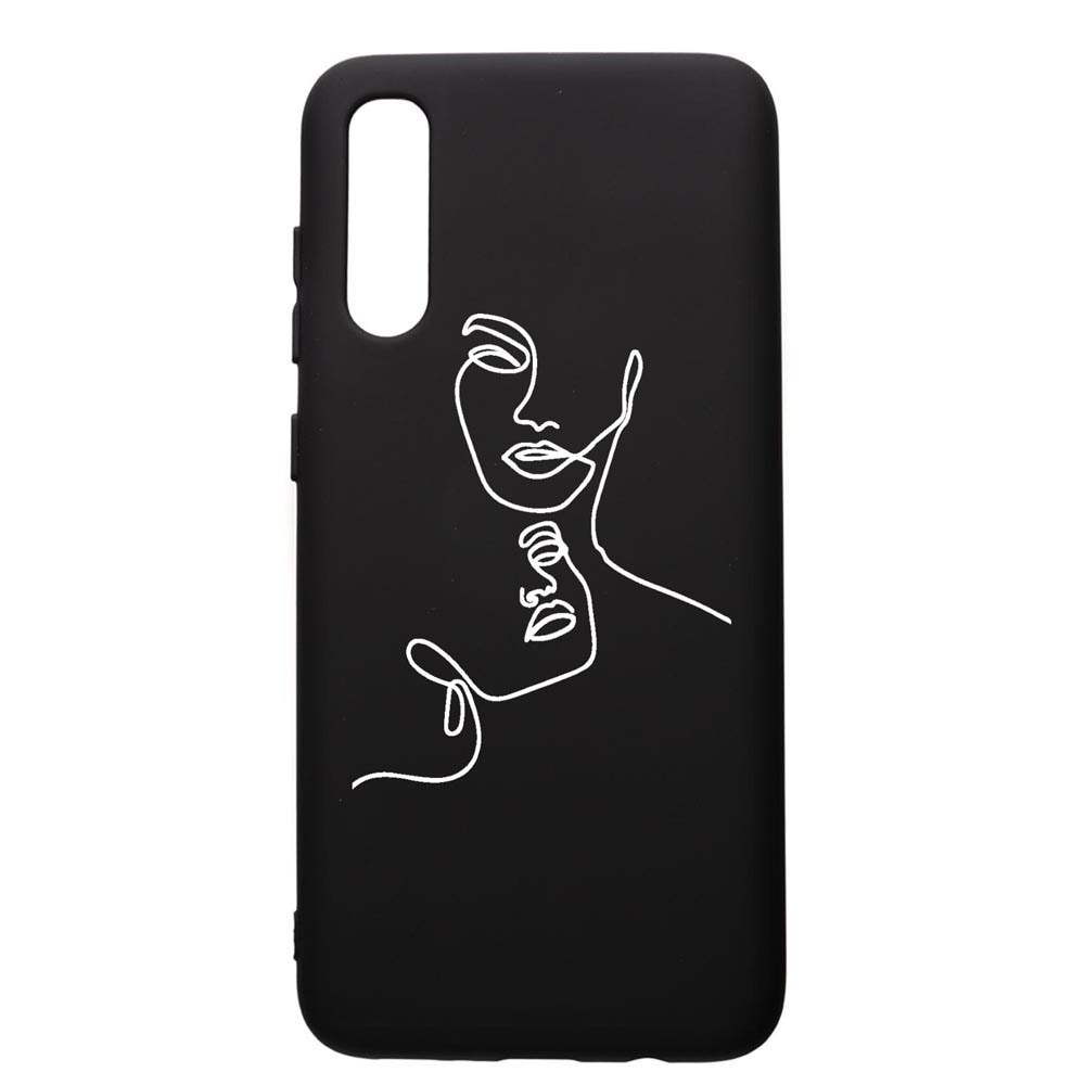 Husa Silicon Premium compatibila cu Samsung Galaxy A50, Mother Love Abstract, cu interiorul din material textil, protectie camera, PB741