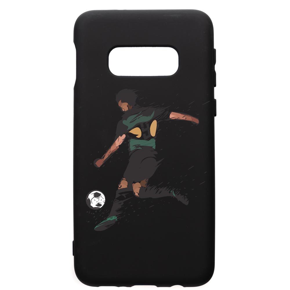 Husa Silicon Premium compatibila cu Samsung Galaxy S10E, Football, cu interiorul din material textil, protectie camera, PB782