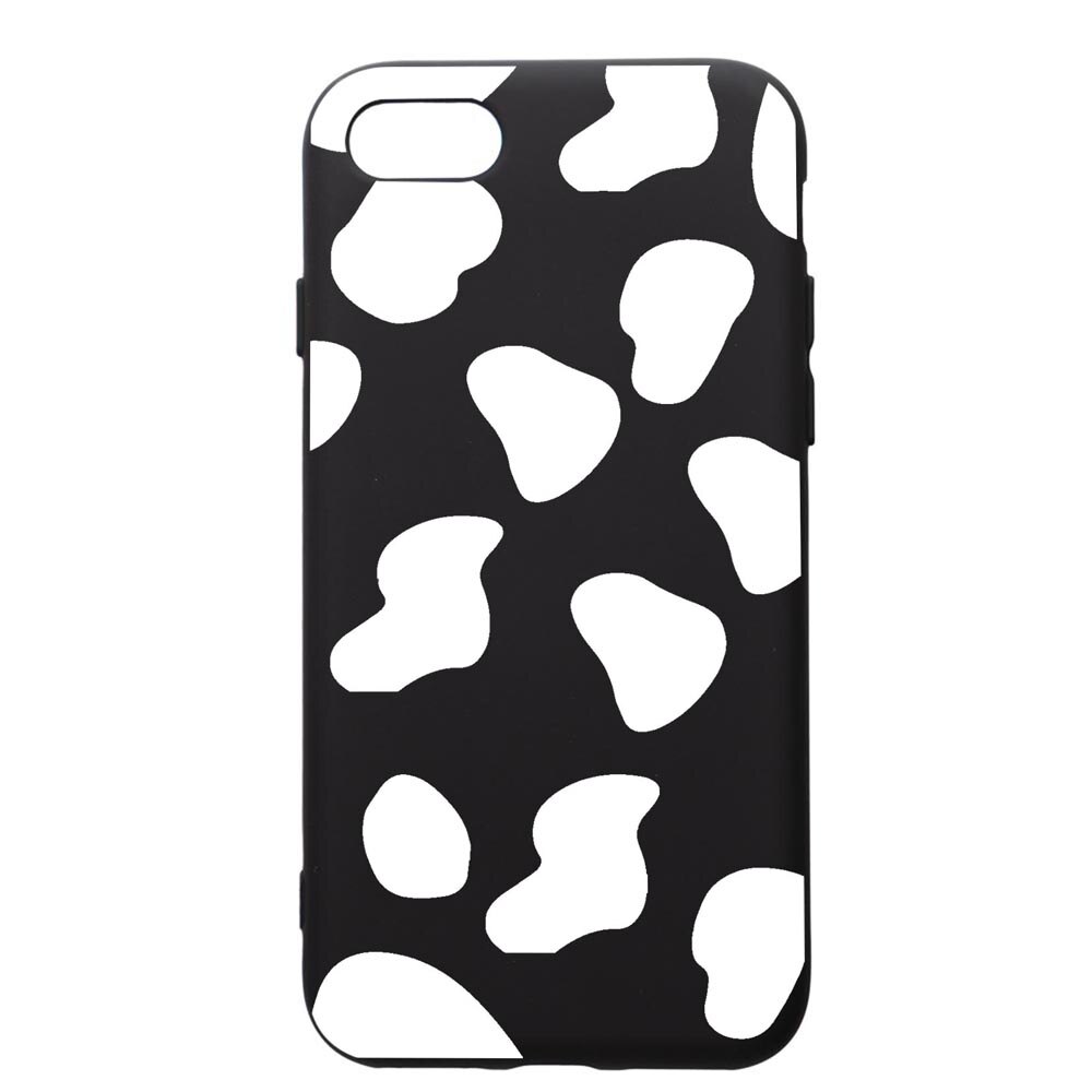 Husa Silicon Premium compatibila cu Apple iPhone SE 2 / iPhone 8 / iPhone 7, Panda, cu interiorul din material textil, protectie camera, PB784