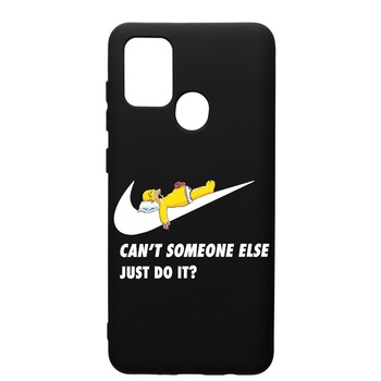 Husa Silicon Premium compatibila cu Samsung Galaxy A21, Simpson Just Do It, cu interiorul din material textil, protectie camera, PB751 Husa Silicon Premium compatibila cu Samsung Galaxy A21, Simpson Just Do It, cu interiorul din material textil, protectie camera, PB751