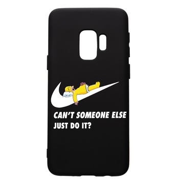 Husa Silicon Premium compatibila cu Samsung Galaxy S9, Simpson Just Do It, cu interiorul din material textil, protectie camera, PB751 Husa Silicon Premium compatibila cu Samsung Galaxy S9, Simpson Just Do It, cu interiorul din material textil, protectie camera, PB751
