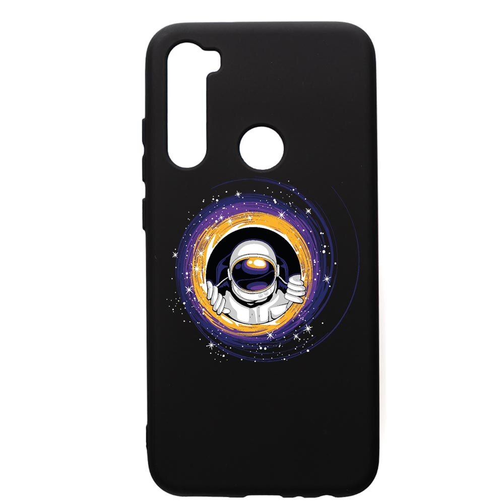 Husa Silicon Premium compatibila cu Xiaomi Redmi Note 8, Astronaut, cu interiorul din material textil, protectie camera, PB771