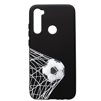 Husa Silicon Premium compatibila cu Xiaomi Redmi Note 8 Pro, Football - Gooaall, cu interiorul din material textil, protectie camera, PB775 Husa Silicon Premium compatibila cu Xiaomi Redmi Note 8 Pro, Football - Gooaall, cu interiorul din material textil, protectie camera, PB775