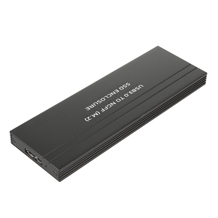 Кутия за твърд диск, M.2 NGFF SSD, USB 3.0 MCE582, Черен