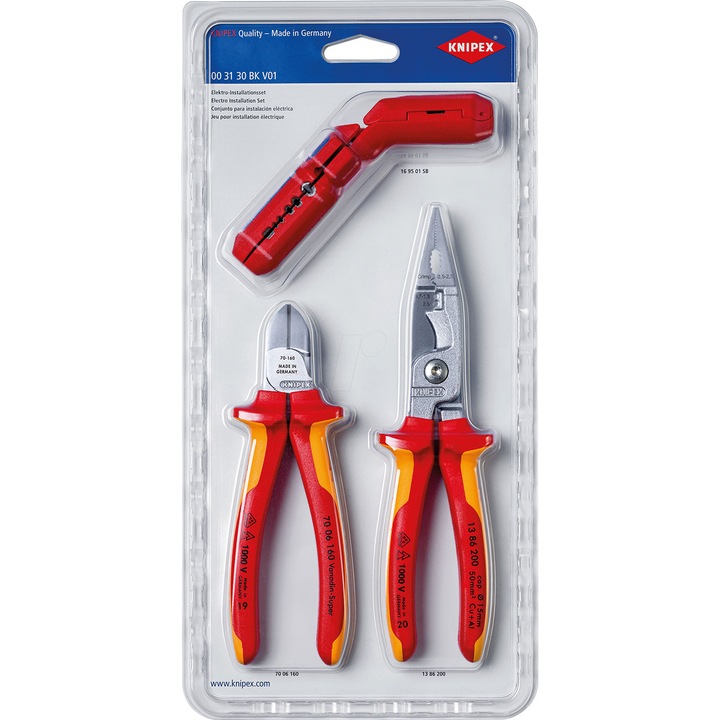 KNIPEX Többfunkciós elektromos fogó, 3 db