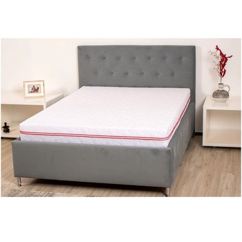 Saltea ortopedica SOMNART, Ultrasleep, 100x200x17cm, spuma poliuretanica cu memorie 2 cm, husa detasabila cu fermoar, fermitate medie Saltea ortopedica SOMNART, Ultrasleep, 100x200x17cm, spuma poliuretanica cu memorie 2 cm, husa detasabila cu fermoar, fermitate medie