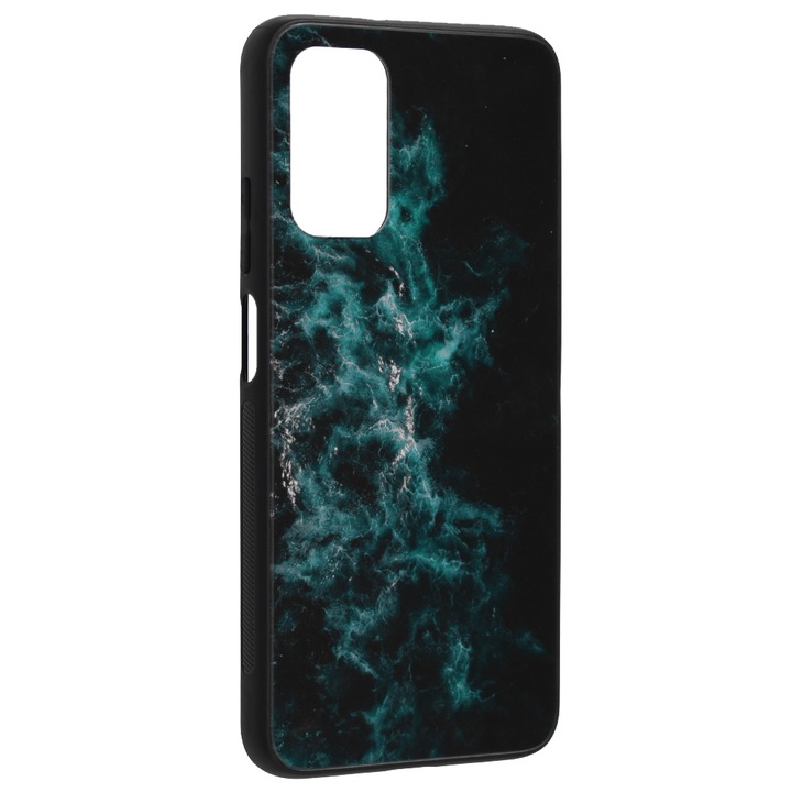 Xiaomi Redmi 9T tok SKYDDAR Oddysey edzett üveggel - Blue Nebula