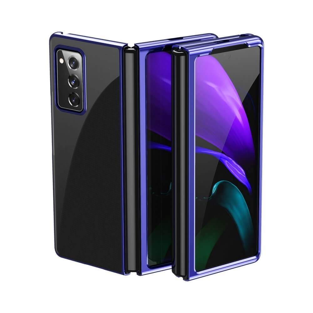 Husa Pentru Samsung Samsung Galaxy Z Fold 2 5G, Electroplating, Albastru