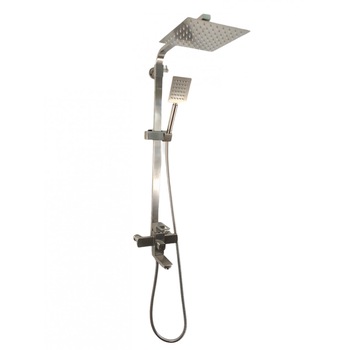 Coloana de dus Mixxus KUB-009-J, Monocomanda, 120 cm, Inox Coloana de dus Mixxus KUB-009-J, Monocomanda, 120 cm, Inox
