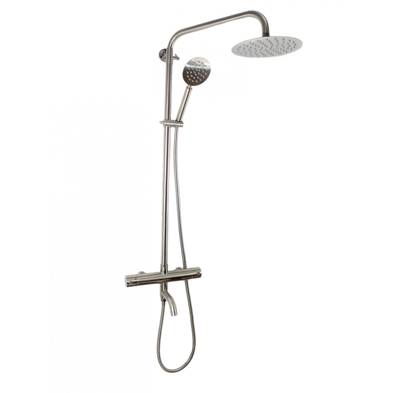 Coloana de dus Mixxus TMO-009-J, Monocomanda, 120 cm, Finisaj Cromat