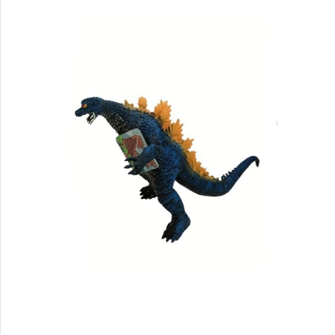 انا أشتكى القوة الدافعة اطمئن  Figurina Godzilla de jucarie, 60 cm x 40 cm, cu sunete specifice de  dinozaur, cu baterii din cauciuc moale, Albastru - eMAG.ro