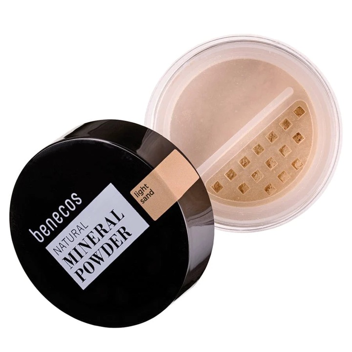 Pudra minerala libera Light Sand 6 g Benecos