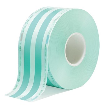 Rola cu volum, pliu, sterilizare abur, autoclav, 200 mm x 55 mm x 100 m Rola cu volum, pliu, sterilizare abur, autoclav, 200 mm x 55 mm x 100 m