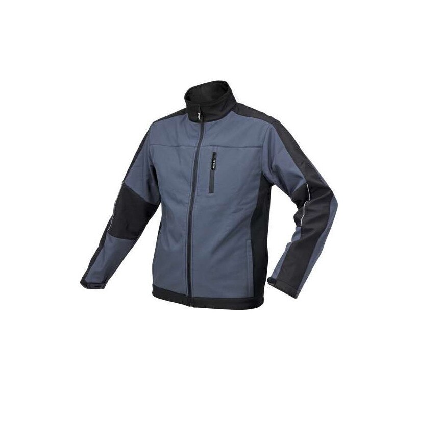 Geaca softshell rezistenta la apa, XXL, Yato, Negru/gri, YT-79544