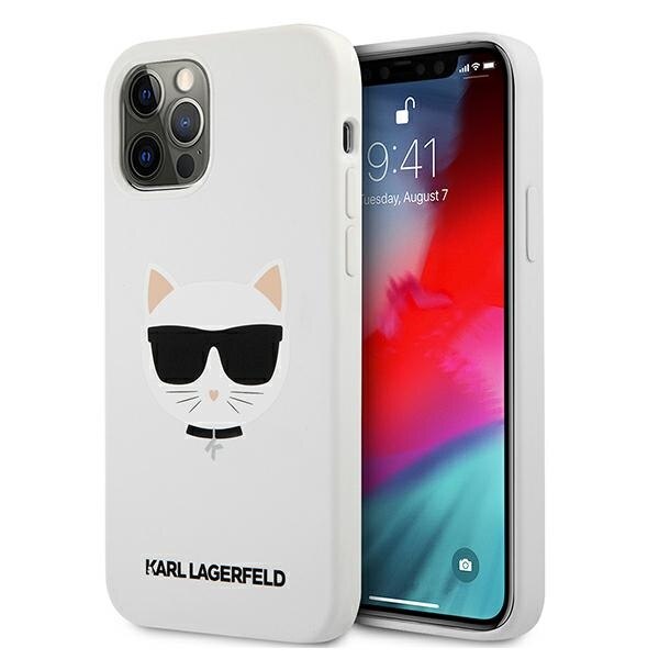 Husa pentru iPhone 12 Pro Max Karl Lagerfeld Silicone Choupette white