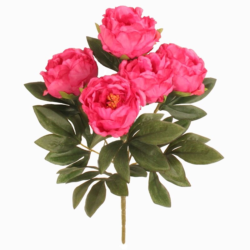 Buchet Bujori artificiali cyclam 43cm