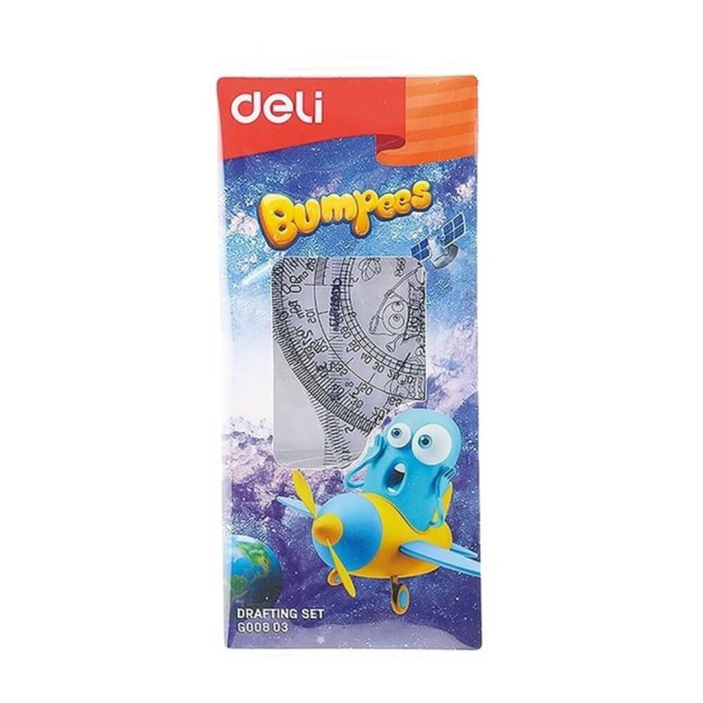 Set Geometrie, Deli, 4 Piese, 4 Buc/Set