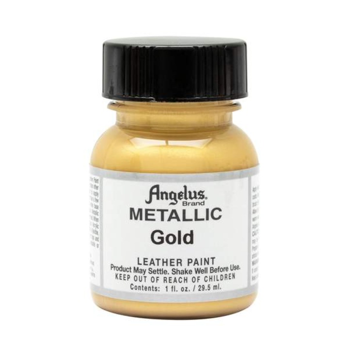 Vopsea pentru piele, Angelus, Metallic, Gold, 29.5 ml