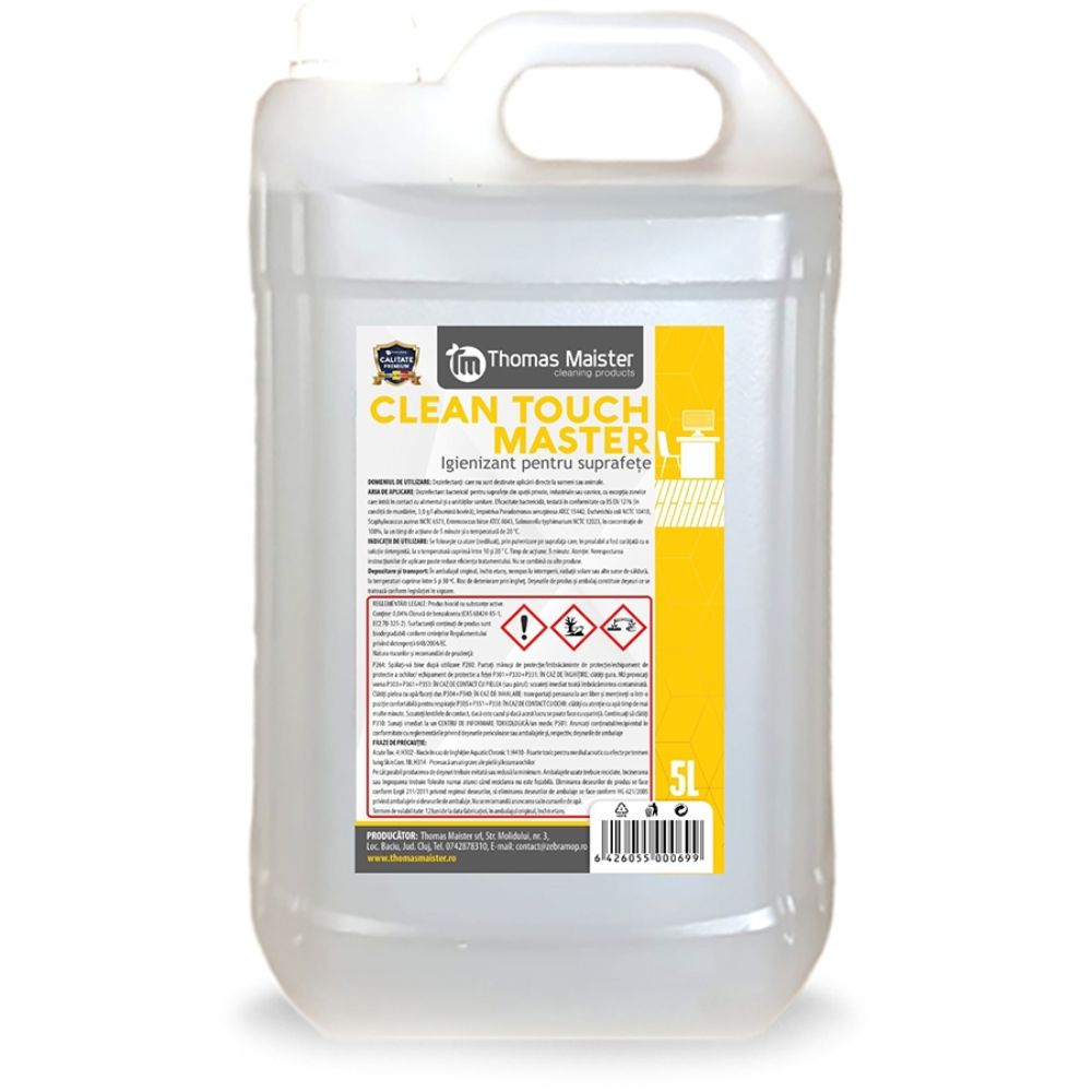 Solutie Dezinfectanta pentru Suprafete THOMAS MAISTER Clean Touch, 5 L