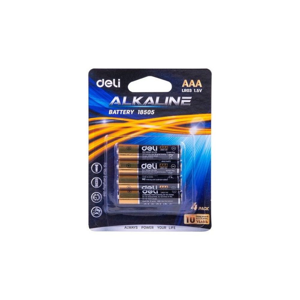 Overlap soup Execute Set 4 Baterii Alcaline Deli AAA, LR03 1.5 V - eMAG.ro