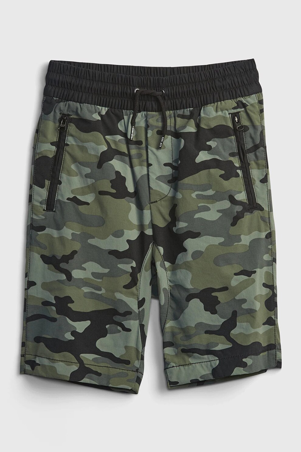 GAP, Bermude cu model camuflaj, Verde militar/Negru