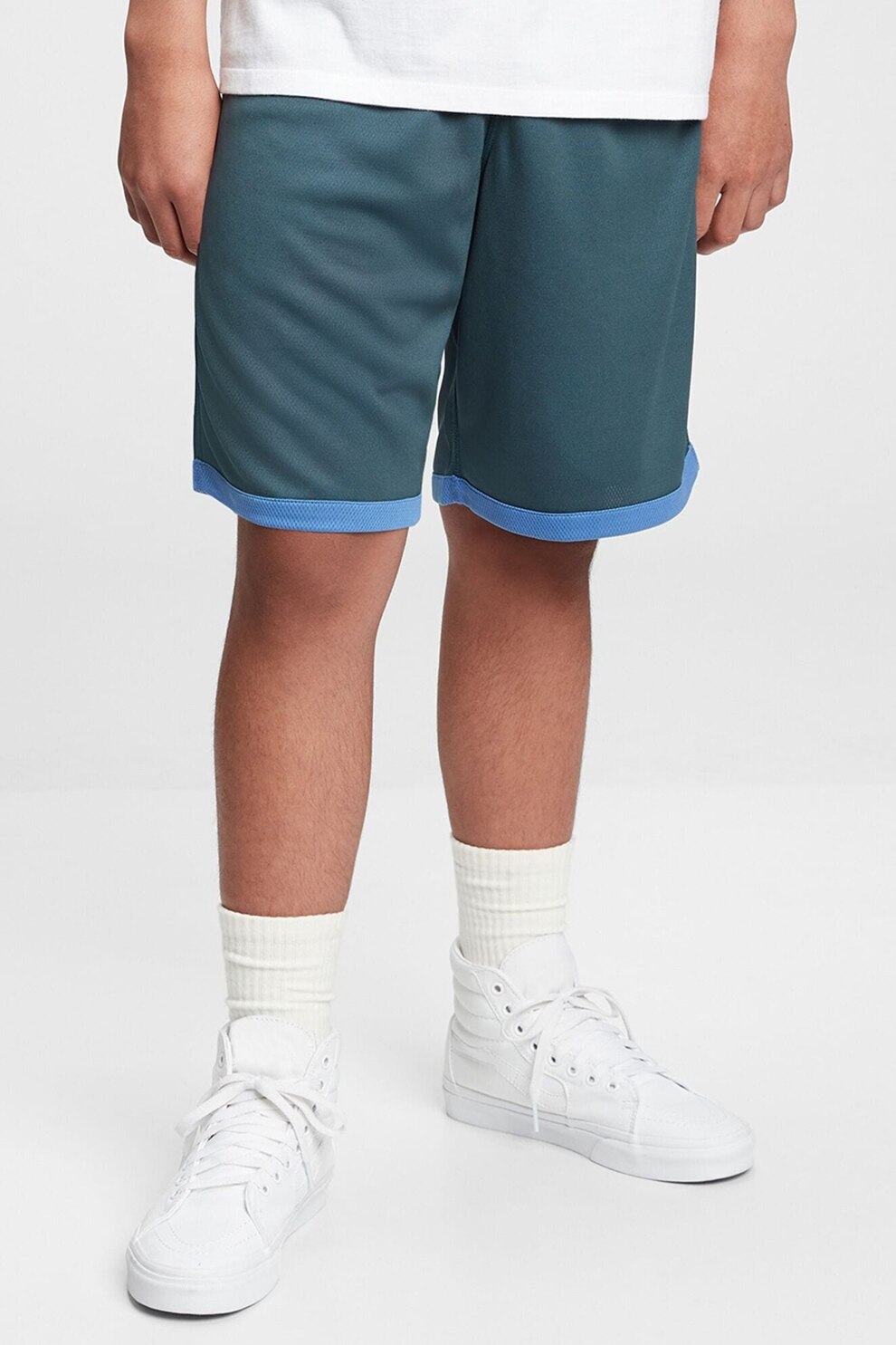 GAP, Bermude reversibile cu snur de ajustare in talie, Albastru petrol