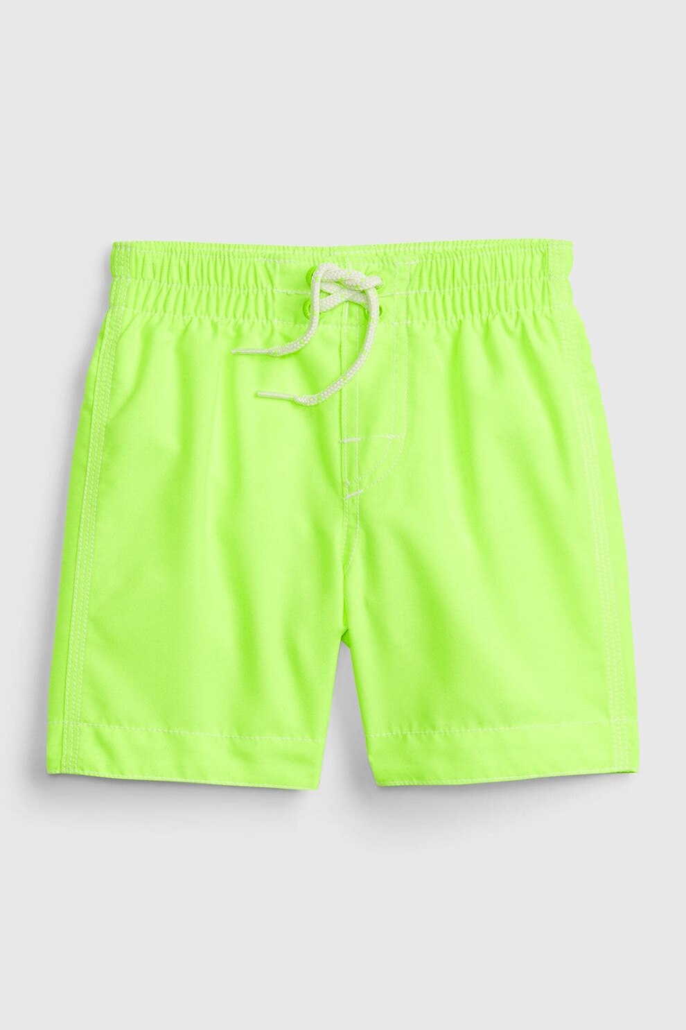 GAP, Pantaloni scurti de baie cu snur in talie, Verde neon