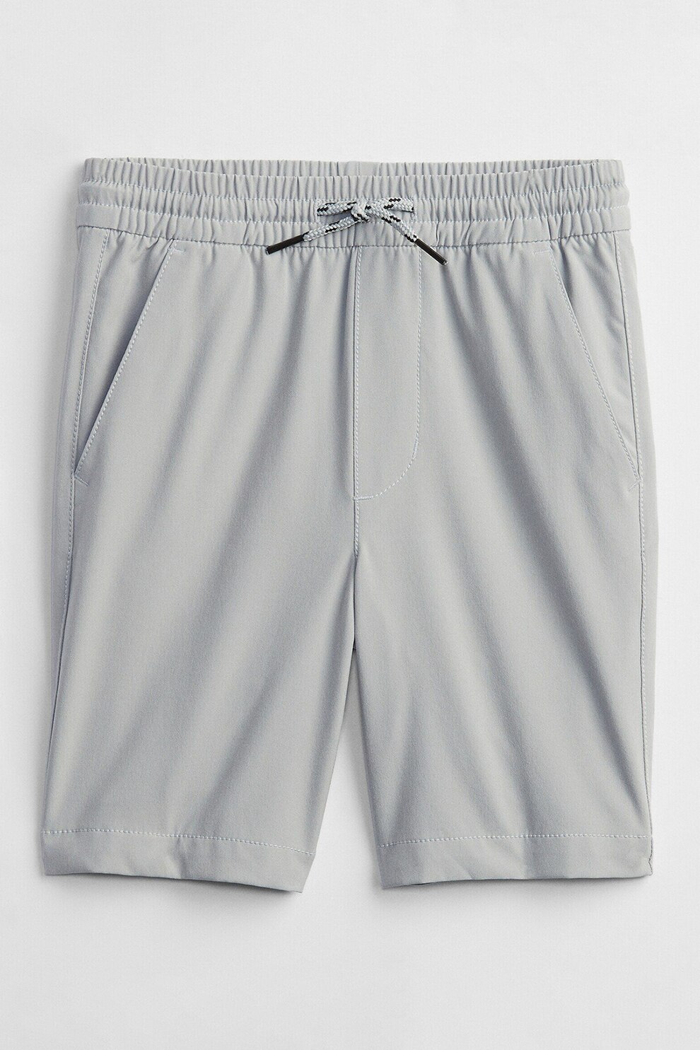 GAP, Pantaloni scurti cu snur de ajustare in talie, Gri