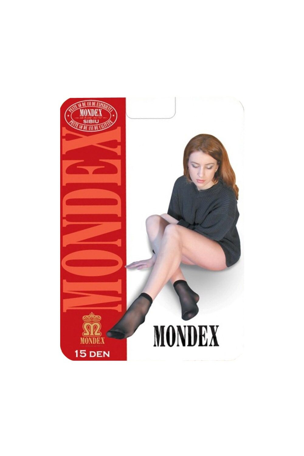 Set 2 Perechi Sosete Lycra Scurte pentru Femei Mondex, Marime Universala, Bej