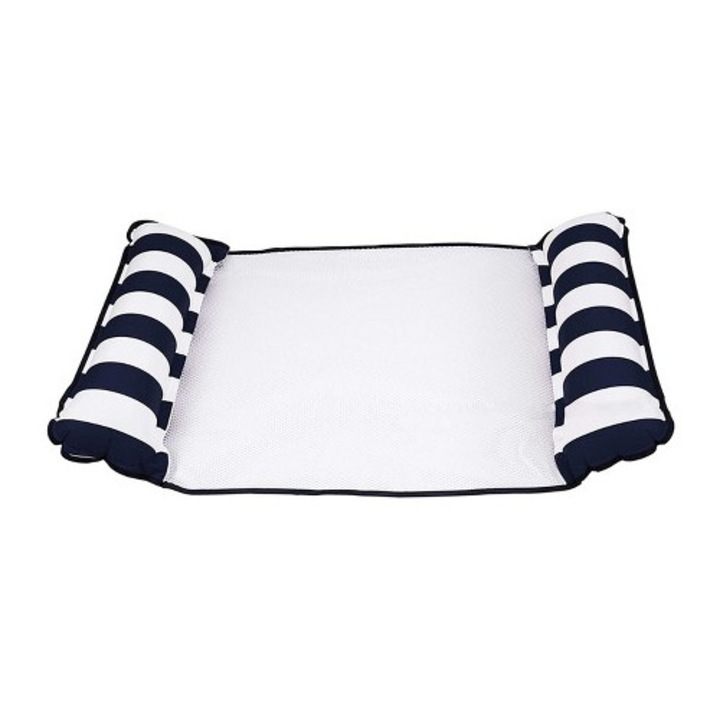 Hamac Gonflabil 4 in 1, RoveZone, pentru Piscina, Albastru